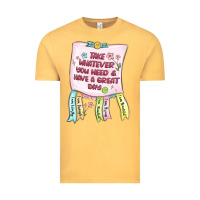 Vintage Mustard take whatever you need  have a great day Vintage Tee - MaliasSmallBusiness