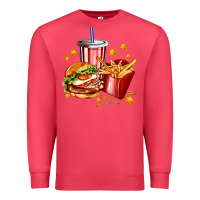 Cardinal hamburger potatoes and coke Premium Sweatshirt - AdoDesignShop