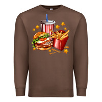 Chestnut hamburger potatoes and coke Premium Sweatshirt - AdoDesignShop