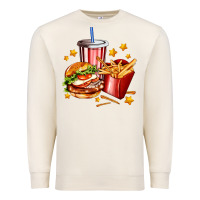 Sandshell hamburger potatoes and coke Premium Sweatshirt - AdoDesignShop