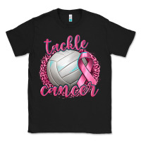 Black Tackle Cancer Volleyball Classic Tee - texasbilliewilder