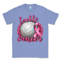 Colony Blue Tackle Cancer Volleyball Classic Tee - texasbilliewilder
