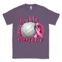 Lavender Tackle Cancer Volleyball Classic Tee - texasbilliewilder