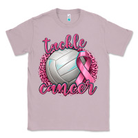 Lilac Tackle Cancer Volleyball Classic Tee - texasbilliewilder