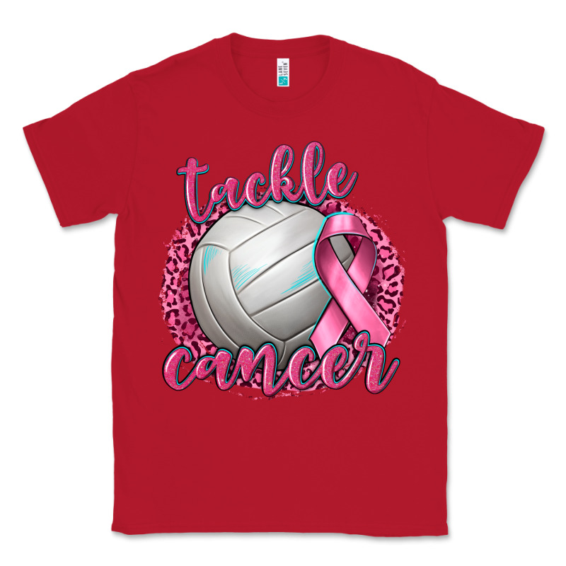 Tackle Cancer Volleyball Classic Tee by texasbilliewilder | Teevron