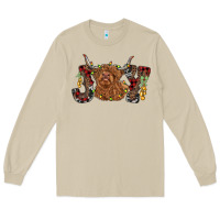 Mushroom joy highland cow Long Sleeve Tee - RanaPortraitStore