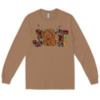Toasted Coconut joy highland cow Long Sleeve Tee - RanaPortraitStore