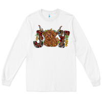 White joy highland cow Long Sleeve Tee - RanaPortraitStore