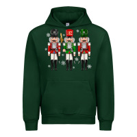 Forest Green nutcrackers Urban Hoodie - MaliasSmallBusiness