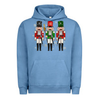 Pigment Pebble Blue nutcrackers Urban Hoodie - MaliasSmallBusiness