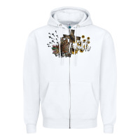 White faith Zipper Hoodie - SublimationCraftShop