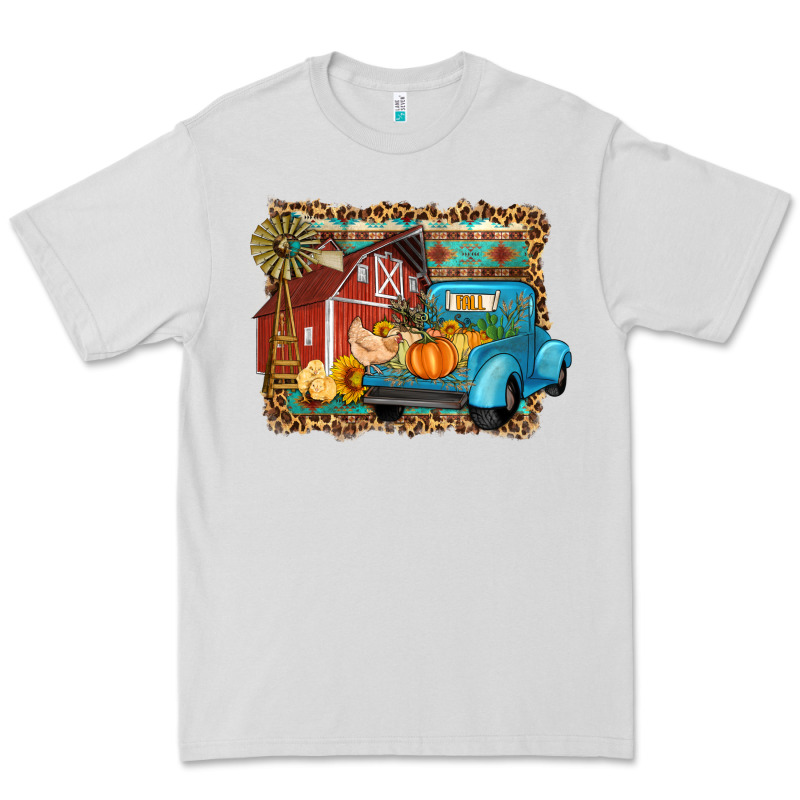 Farm Life Fall Barn And Truck Premium Tee by Artiststas | Teevron