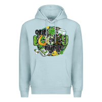 Blue Mist one lucky nurse Premium Hoodie - MaliasSmallBusiness