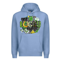 Colony Blue one lucky nurse Premium Hoodie - MaliasSmallBusiness