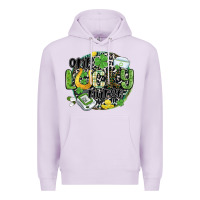 Lilac one lucky nurse Premium Hoodie - MaliasSmallBusiness