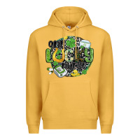 Mustard one lucky nurse Premium Hoodie - MaliasSmallBusiness