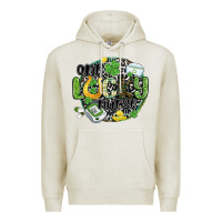 Oatmeal Heather one lucky nurse Premium Hoodie - MaliasSmallBusiness