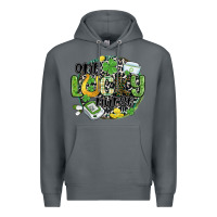 Rock one lucky nurse Premium Hoodie - MaliasSmallBusiness
