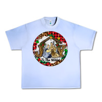Grape Ice Christmas Joy To The World Urban Heavy Tee - RanaPortraitStore