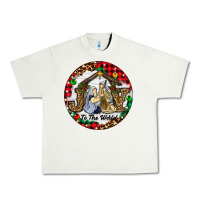 Pistachio Christmas Joy To The World Urban Heavy Tee - RanaPortraitStore