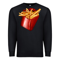 Black french fries Premium Sweatshirt - AdoDesignShop