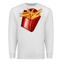 Oatmeal Heather french fries Premium Sweatshirt - AdoDesignShop