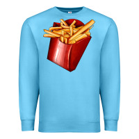 Ocean Blue french fries Premium Sweatshirt - AdoDesignShop