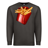 Smoke french fries Premium Sweatshirt - AdoDesignShop