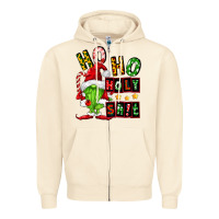 Sandshell ho ho holy shit Zipper Hoodie - FaDigitalArtStudio