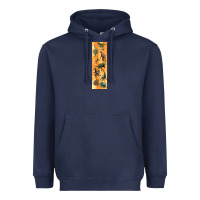 Navy dinosaurs pen wrap Heavyweight Hoodie - Artiststas
