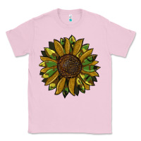 Bubblegum Pink camouflage flitter sunflowers Classic Tee - RanaPortraitStore