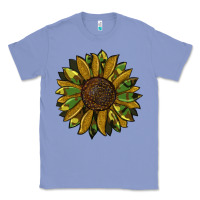 Colony Blue camouflage flitter sunflowers Classic Tee - RanaPortraitStore