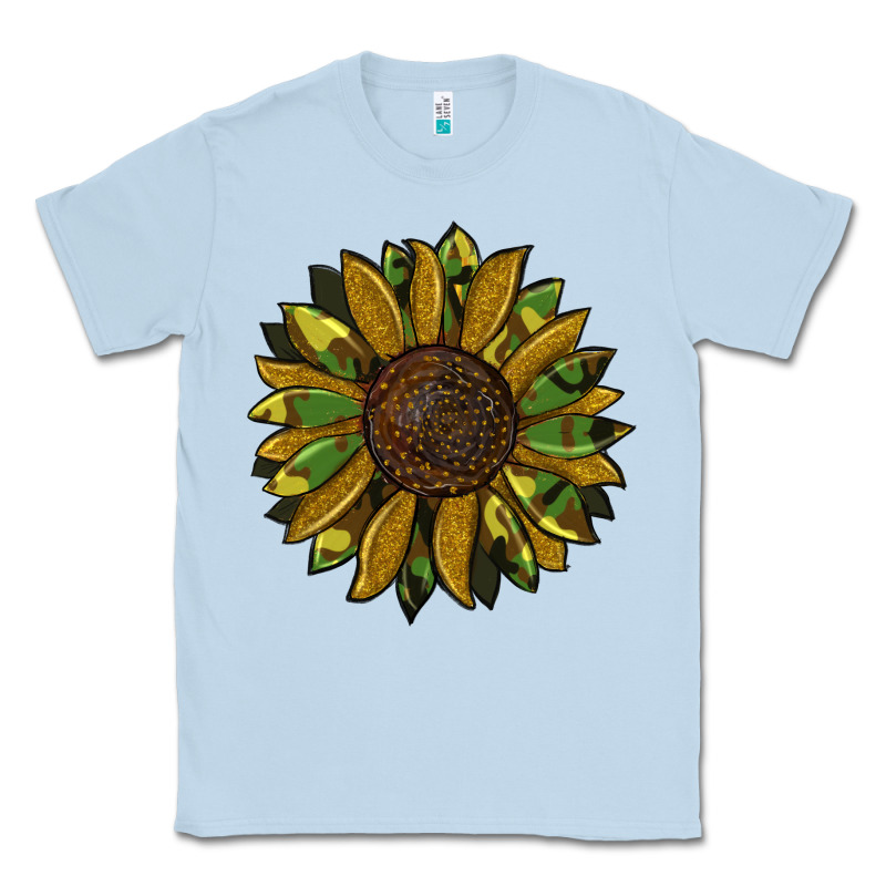 Camouflage Flitter Sunflowers Classic Tee by RanaPortraitStore | Teevron