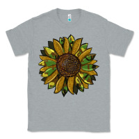 Heather Grey camouflage flitter sunflowers Classic Tee - RanaPortraitStore