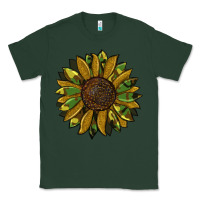 Sports Green camouflage flitter sunflowers Classic Tee - RanaPortraitStore