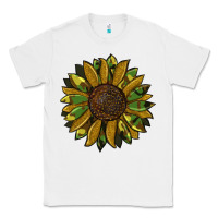 White camouflage flitter sunflowers Classic Tee - RanaPortraitStore