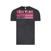 Vintage Black 2024 new year Vintage Tee - MaliasSmallBusiness