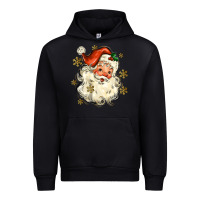Black Christmas Santa Urban Hoodie - MaliasSmallBusiness