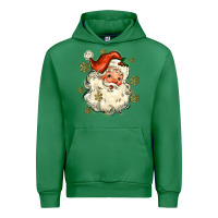 Emerald Christmas Santa Urban Hoodie - MaliasSmallBusiness