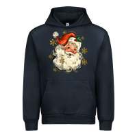 Navy Christmas Santa Urban Hoodie - MaliasSmallBusiness