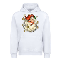 White Christmas Santa Urban Hoodie - MaliasSmallBusiness