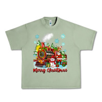 Oil Green merry christmas polar express Urban Heavy Tee - Zillion Design Studio