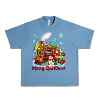 Pebble Blue merry christmas polar express Urban Heavy Tee - Zillion Design Studio