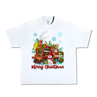 White merry christmas polar express Urban Heavy Tee - Zillion Design Studio