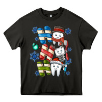 Asphalt ho ho ho teeth Heavy Core Tee - CowhideDigitalArt