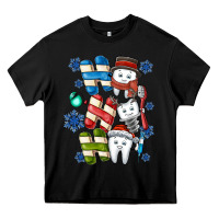 Black ho ho ho teeth Heavy Core Tee - CowhideDigitalArt
