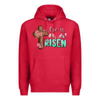 Cardinal he is risen Premium Hoodie - MaliasSmallBusiness