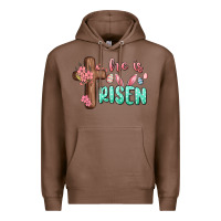 Chestnut he is risen Premium Hoodie - MaliasSmallBusiness