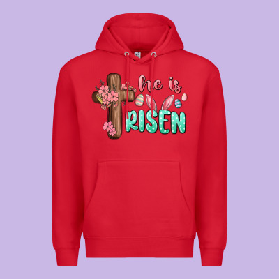 He Is Risen Premium Hoodie Designed By Maliassmallbusiness