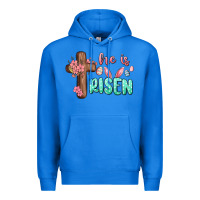True Royal he is risen Premium Hoodie - MaliasSmallBusiness